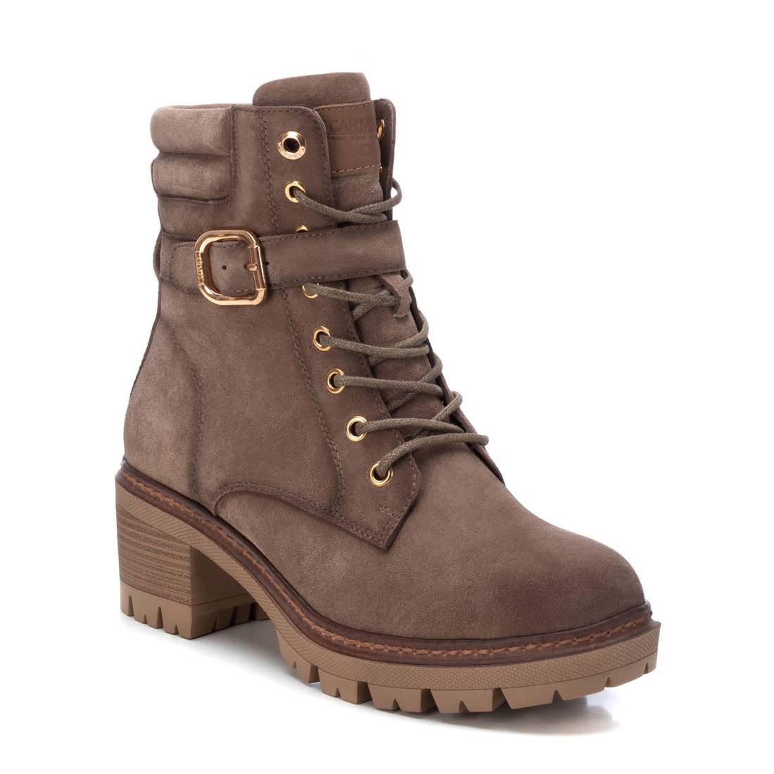 Carmela 16104902 bottines daim marron talon 6 cm