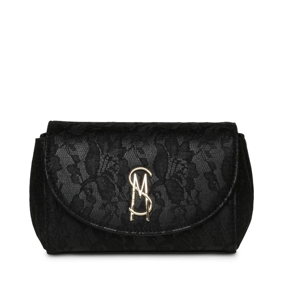 Steve Madden Bnylah sac bandoulière noir or rabat