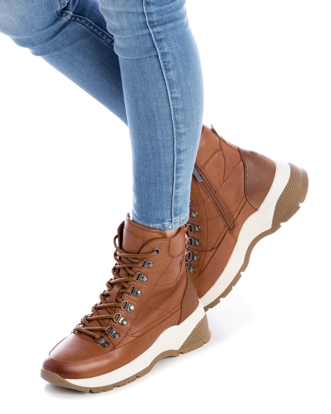 Carmela 16013601 bottines femme marron cuir lacets
