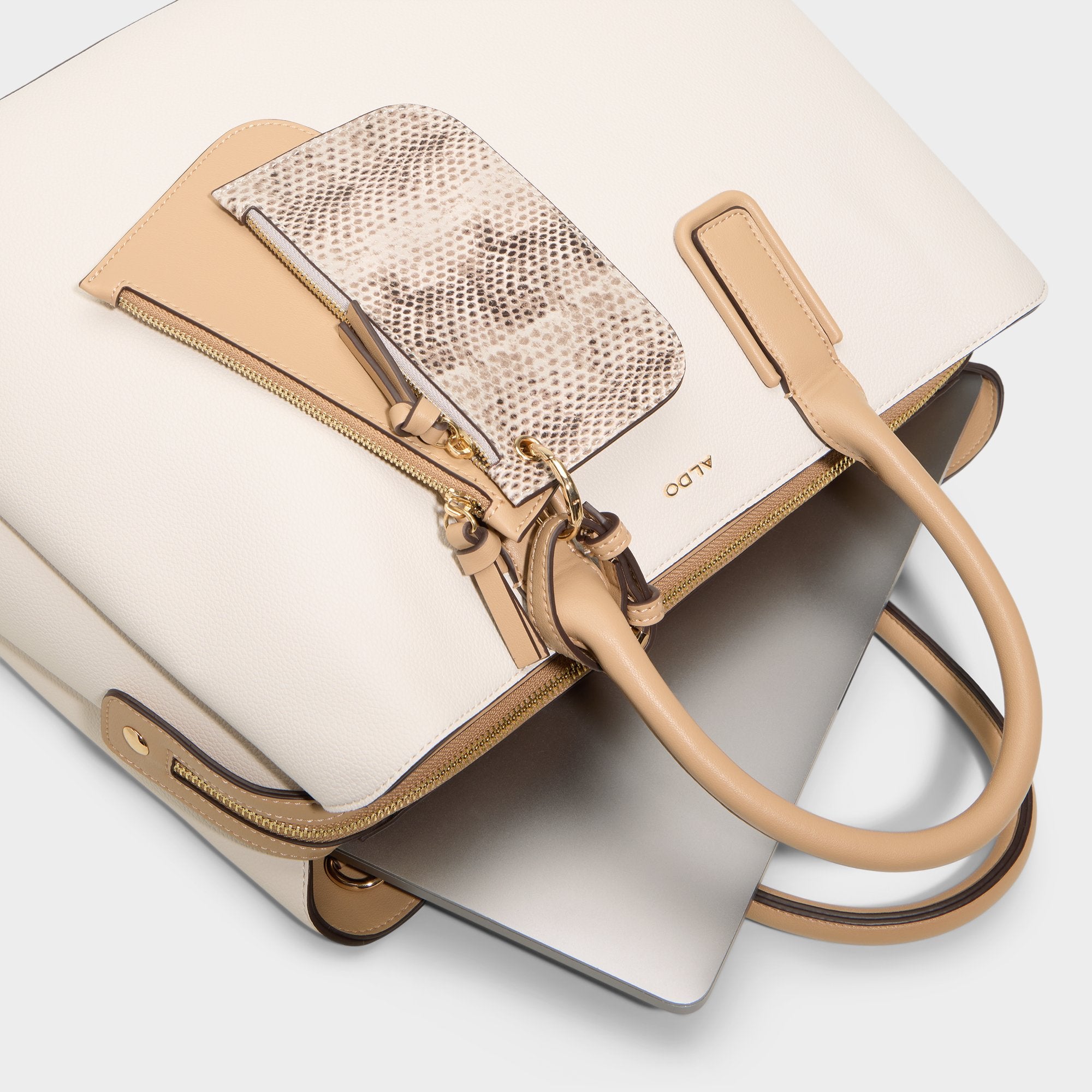ALDO Jeinna sac cabas beige grand format