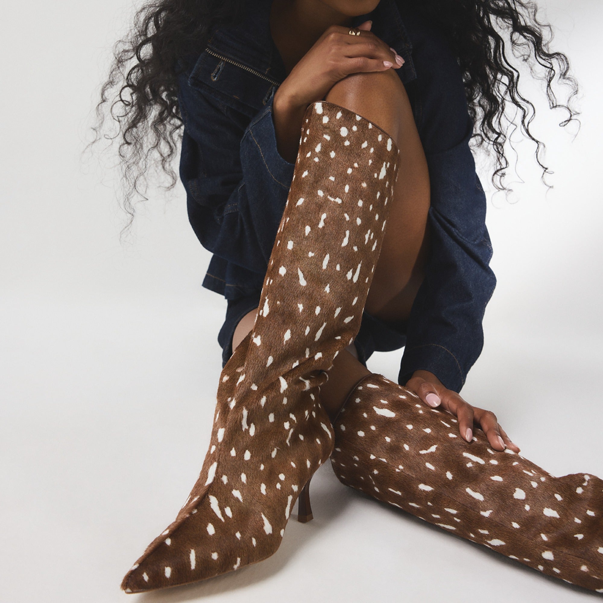 ALDO Miiracle bottes hautes imprimé cerf