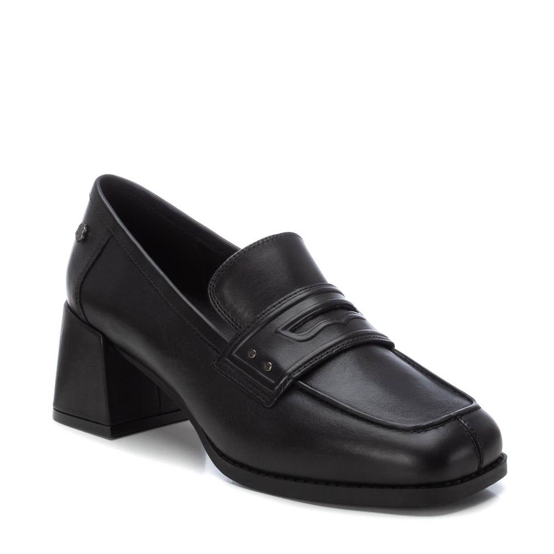 Carmela 16185301 mocassins cuir noir talon 5 cm