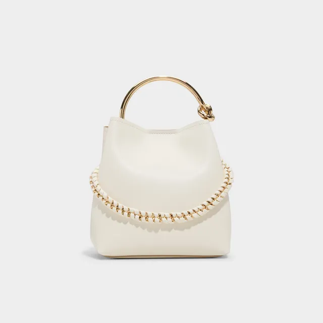 ALDO Bienkaax sac seau cuir anse dorée