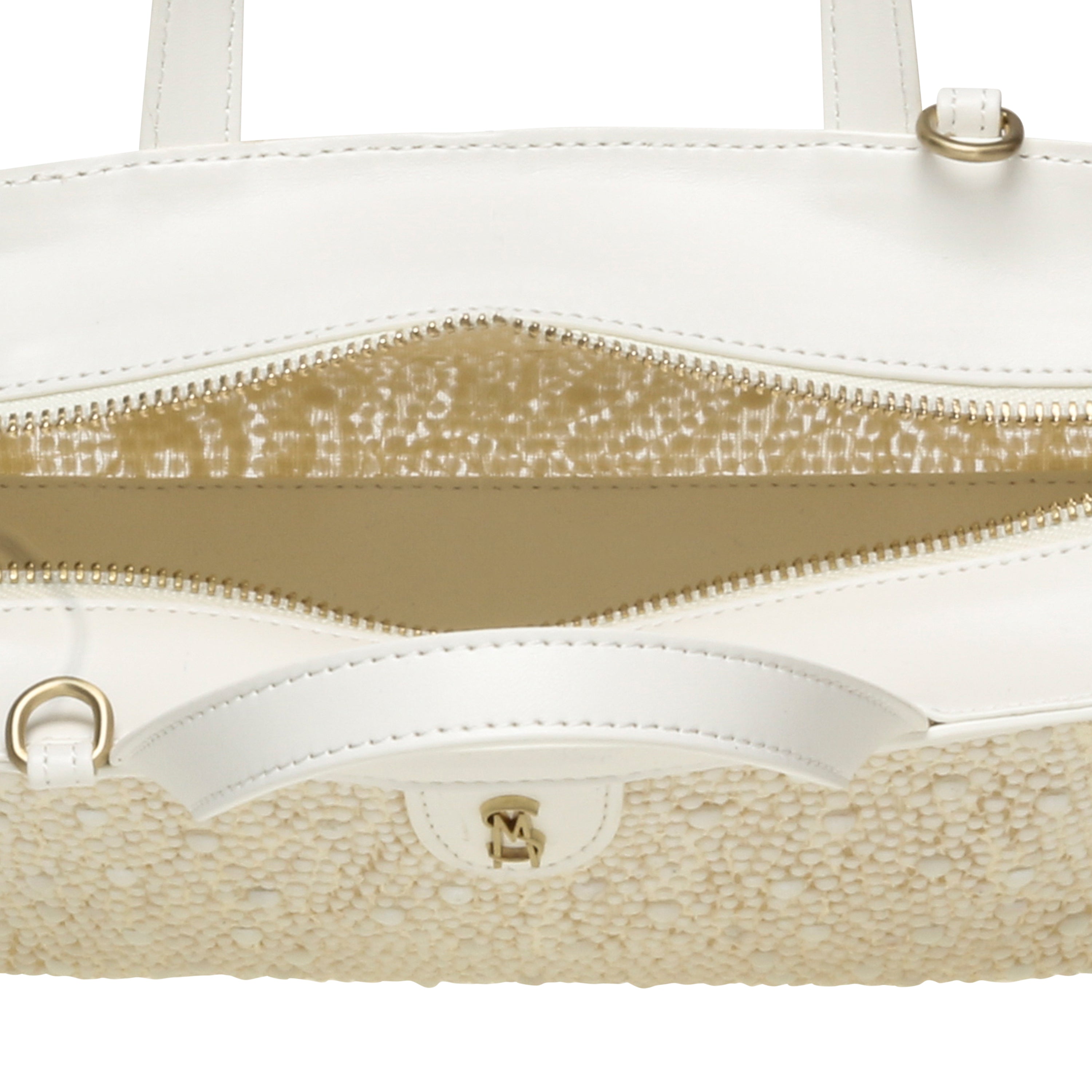 Steve Madden Bengagep sac à main blanc doré