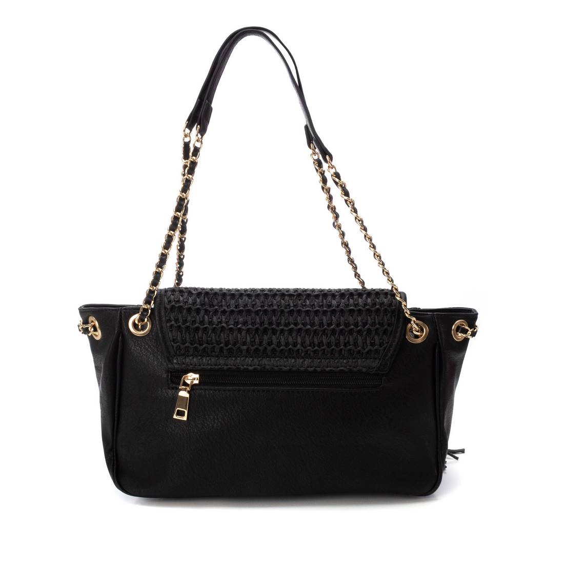 Carmela 18612701 sac noir rafia 37 cm