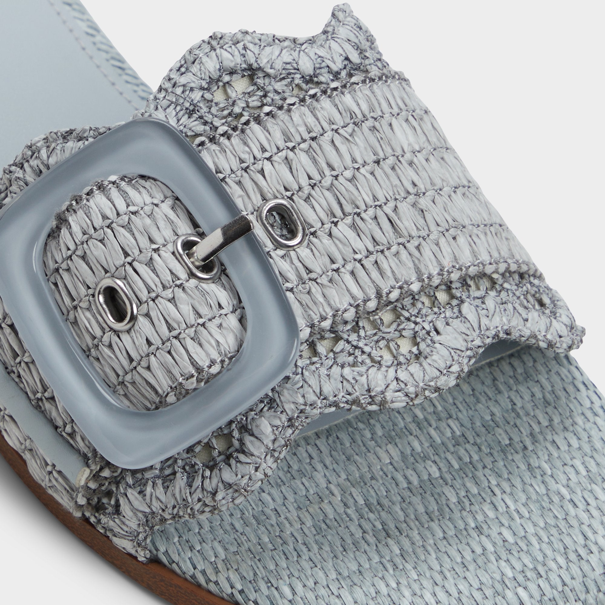 ALDO Wavysally sandales bleu ciel raphia