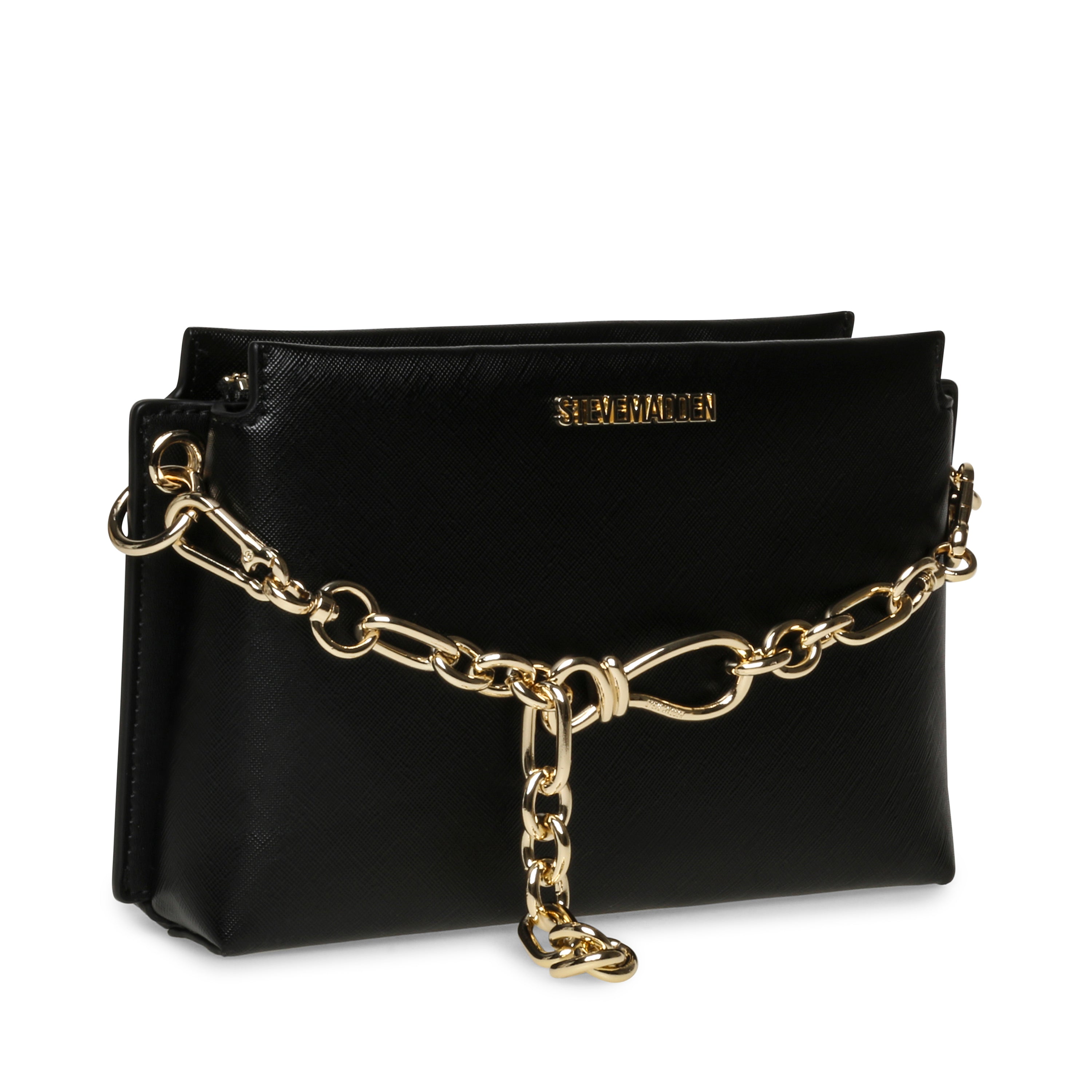 Steve Madden Bross sac bandoulière noir doré