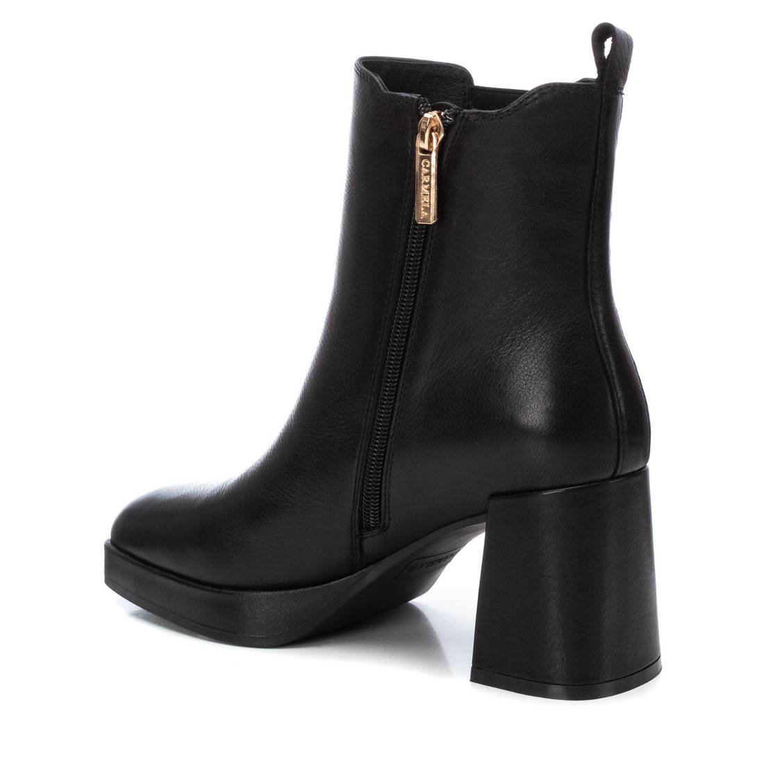 Carmela 16184801 bottine chelsea noire talon 8 cm