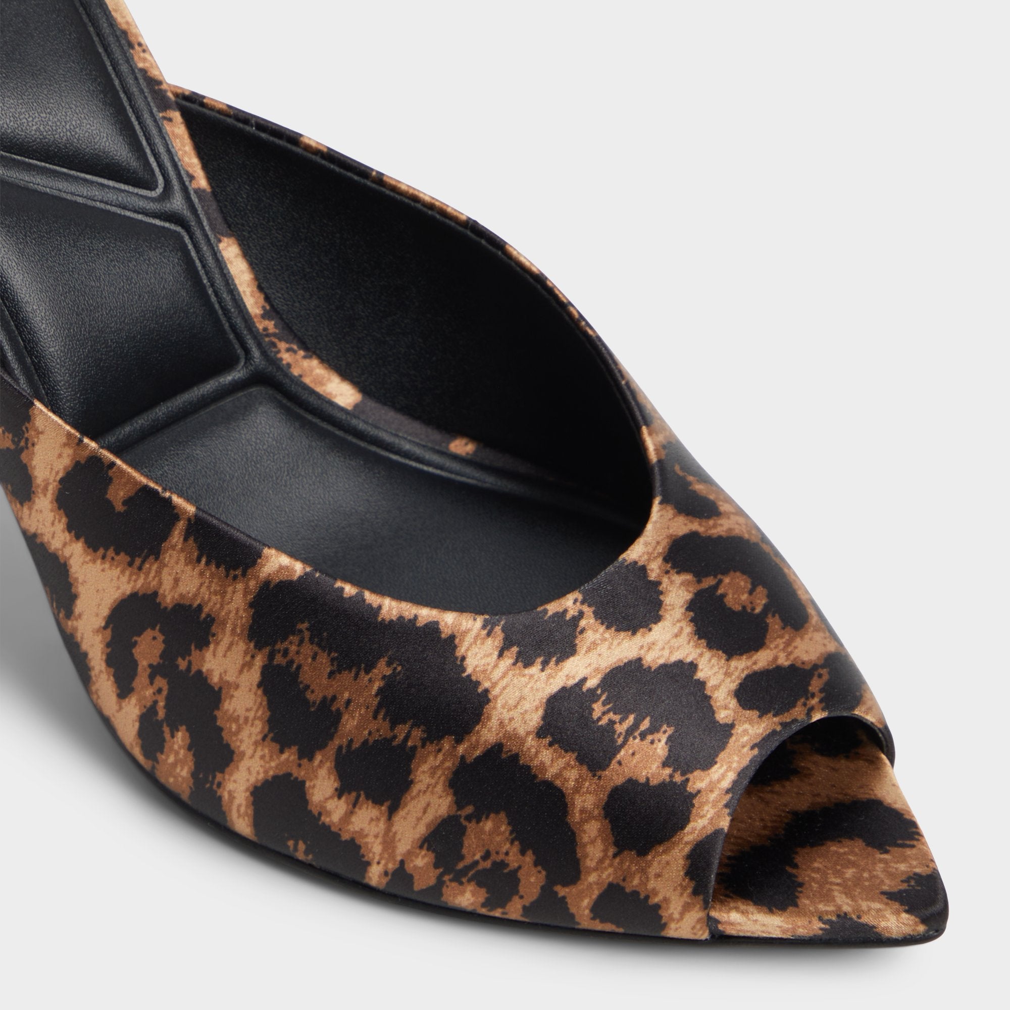 ALDO Elenara mules léopard satin talon aiguille