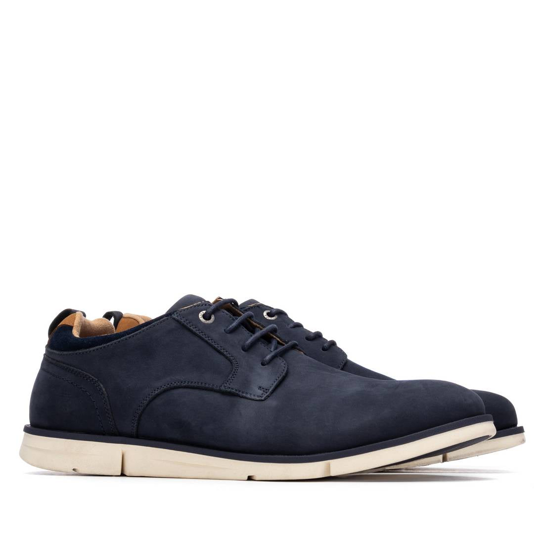 Carmela 16390003 derbies cuir navy à lacets
