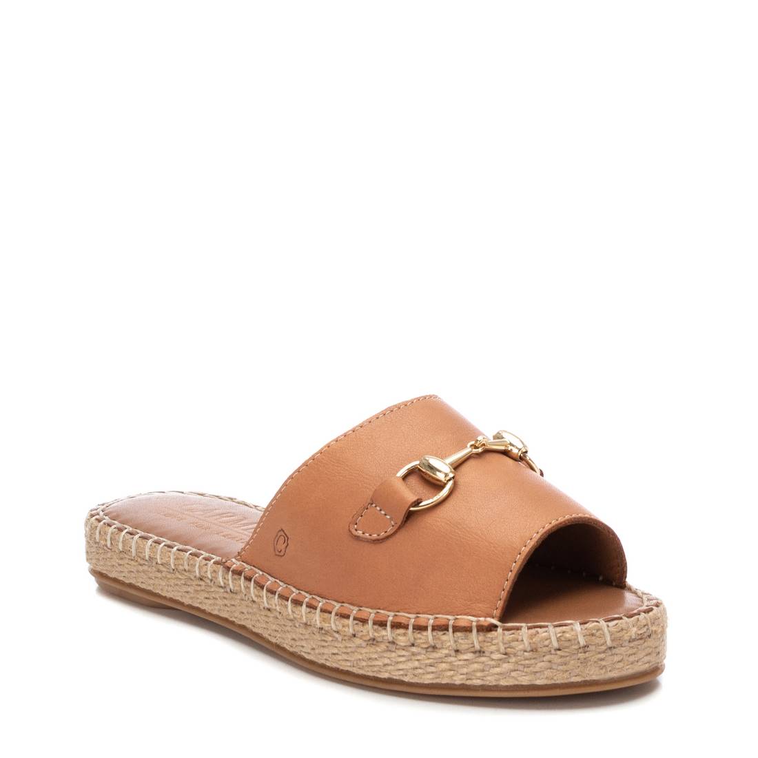 Carmela 16075505 sandales cuir marron semelle jute