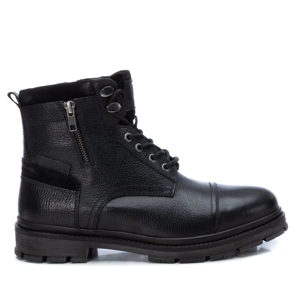 Carmela 16035002 bottines homme noir cuir
