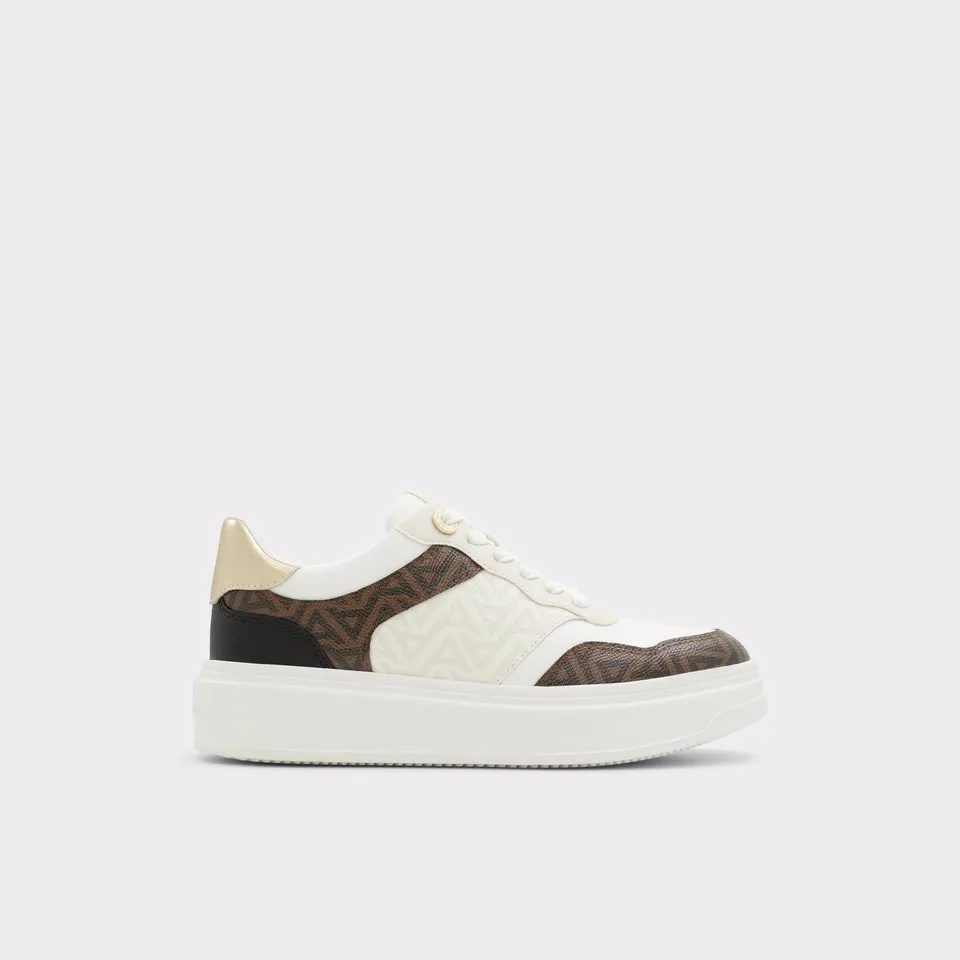 ALDO Sclub baskets plateforme marron rembourrées
