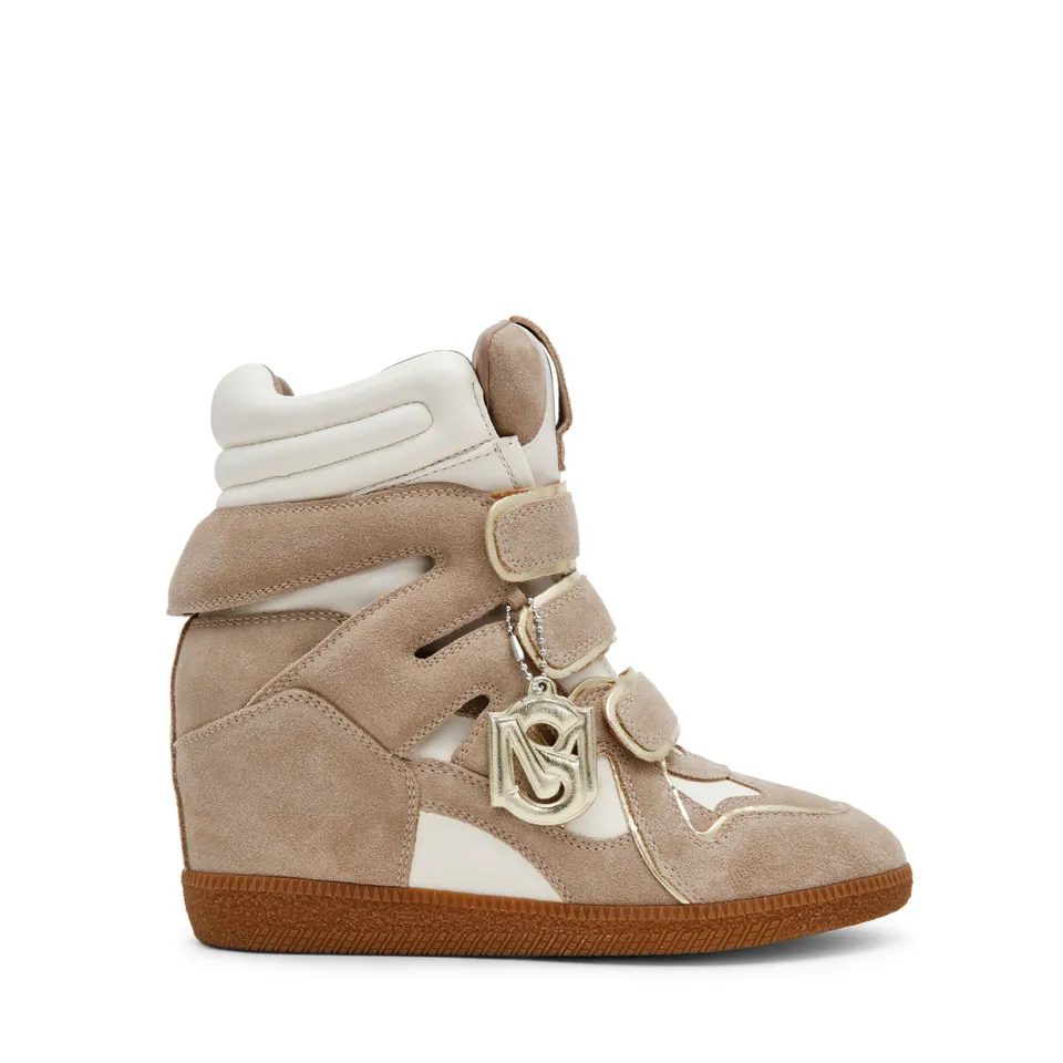 Steve Madden Mavis basket montante sable daim talon 5 cm