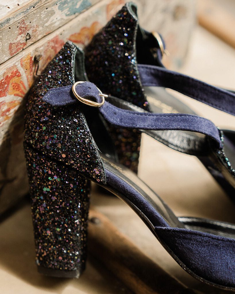 Dessine Moi Un Soulier Salomé marine glitter starlight salomé 41