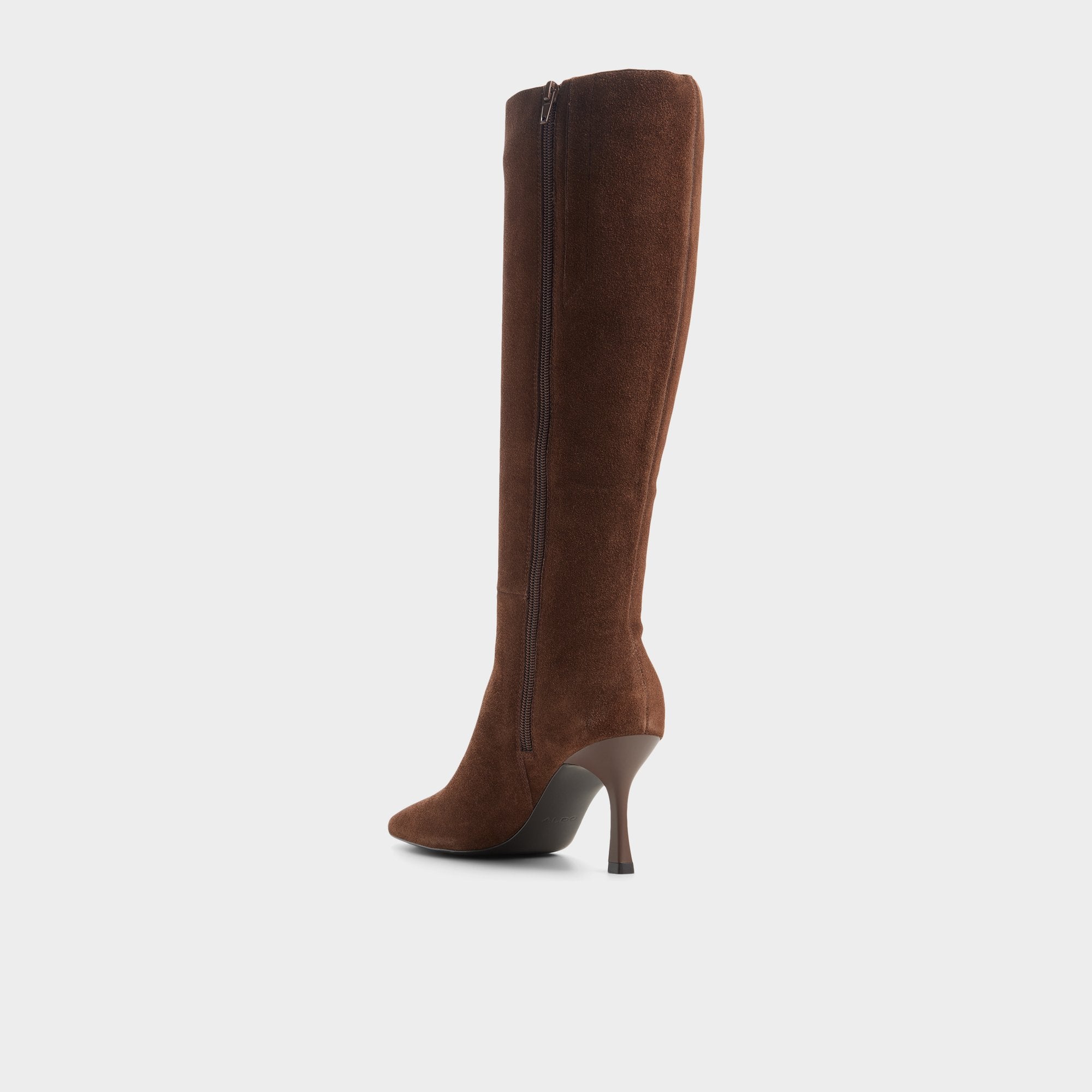 ALDO Purdie bottes hautes suède marron
