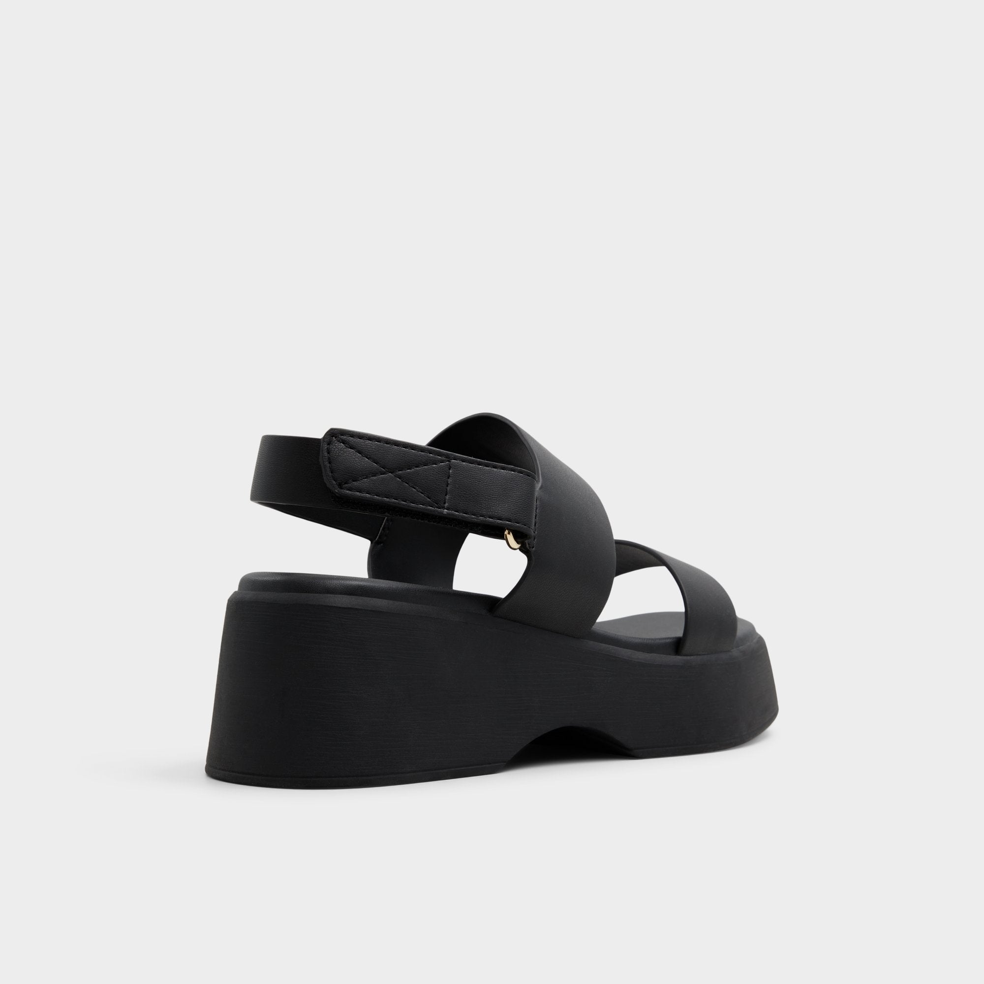 ALDO Thilda sandales compensées noires velcro