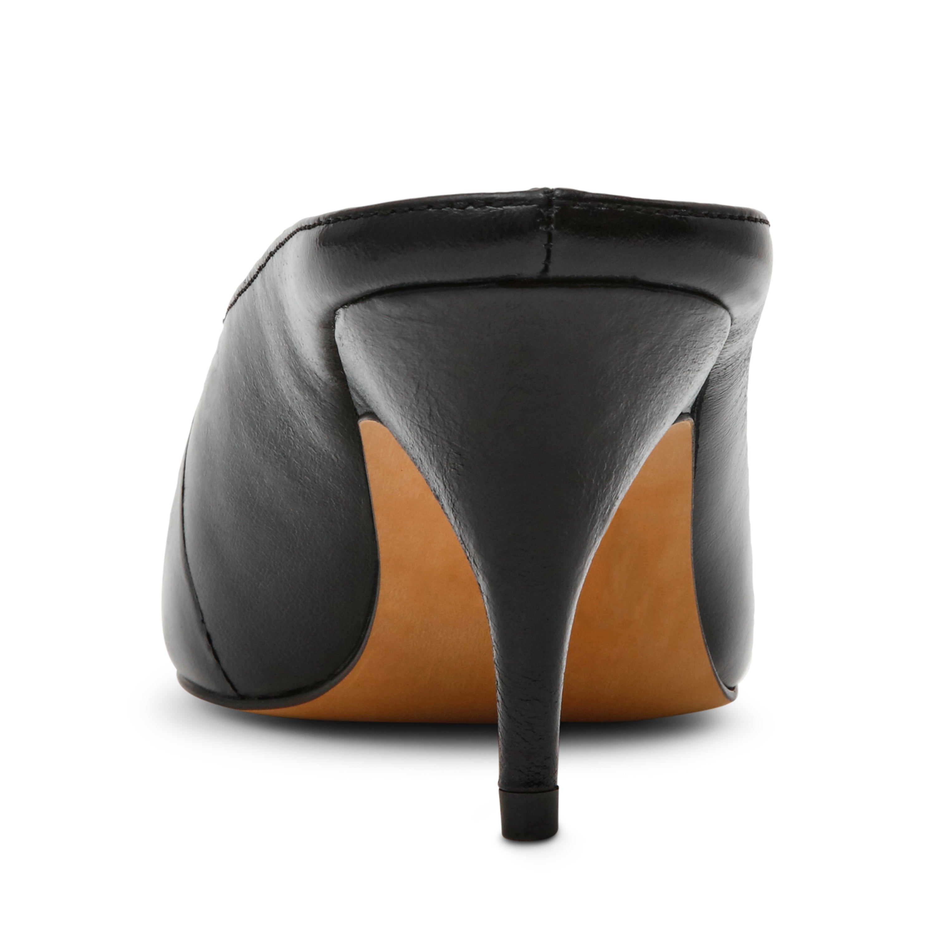 Steve Madden Fonza mules cuir noir talon 5 cm