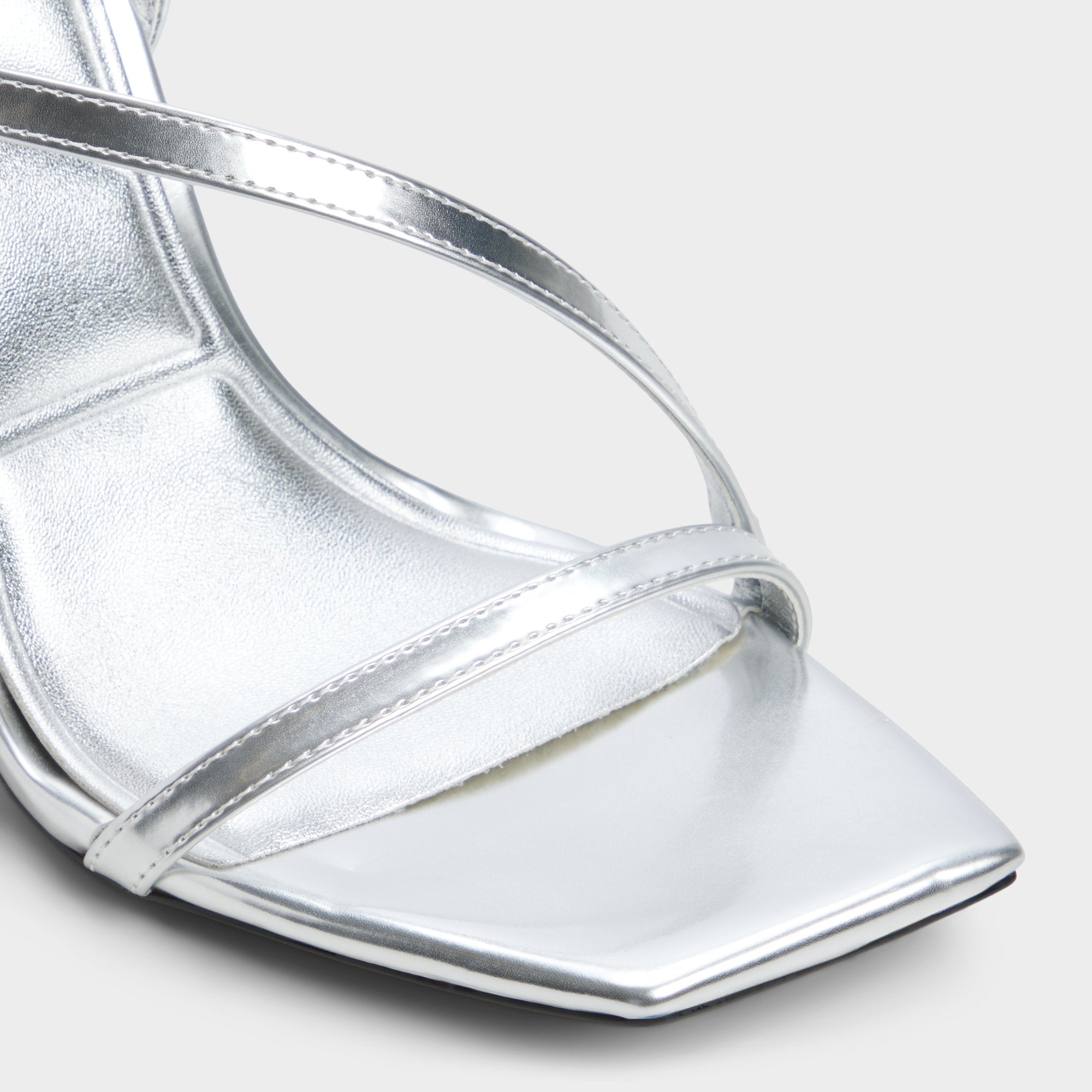 ALDO Scintilla bottines à talon argenté soirée