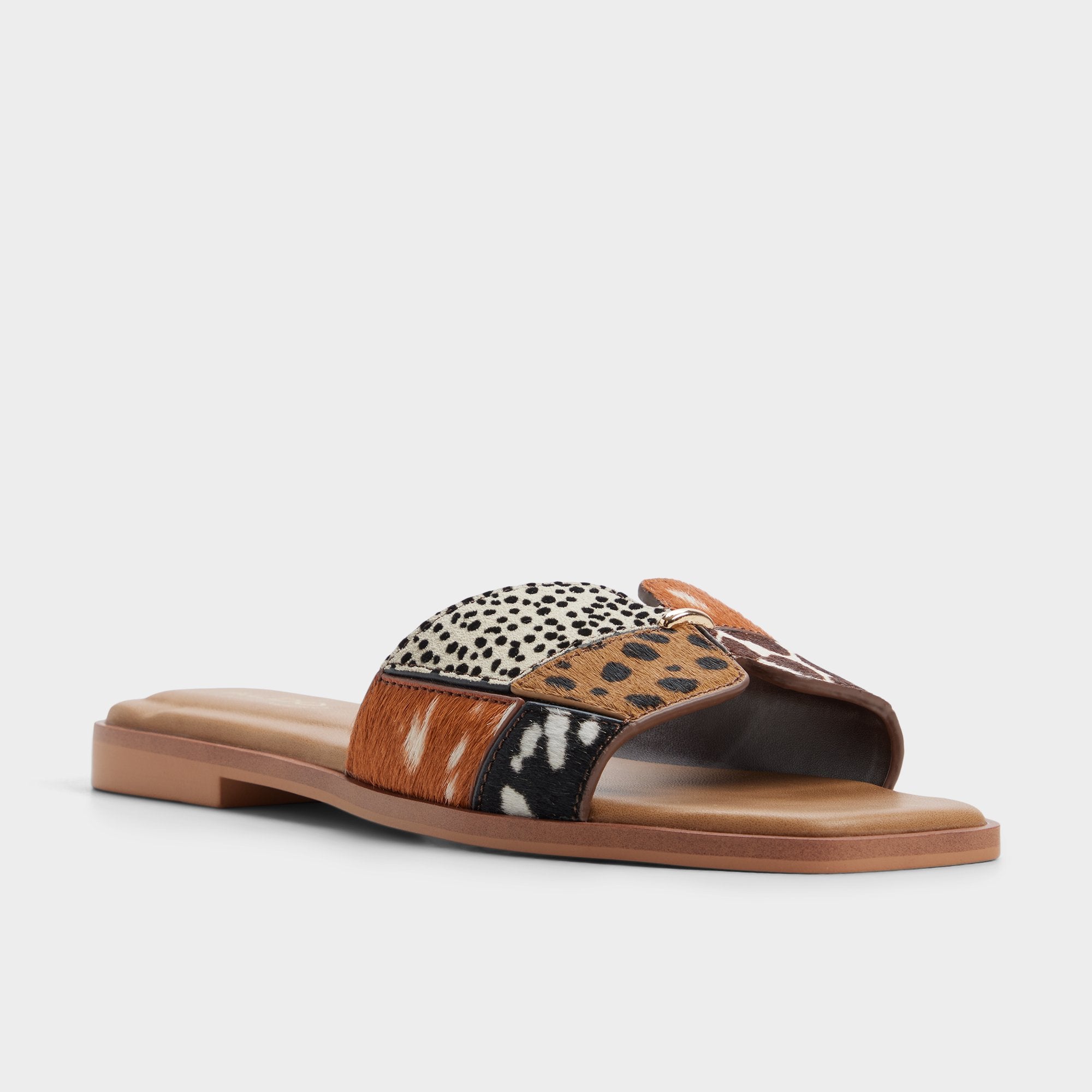 ALDO Itsandalmix sandales plates imprimé animal