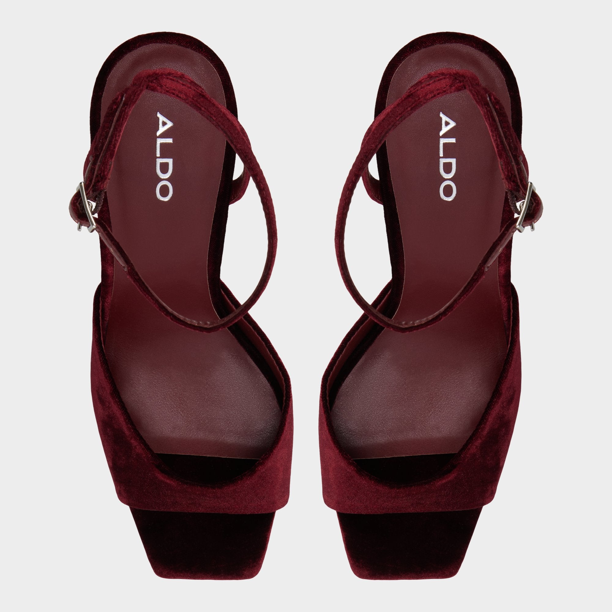 ALDO Alisonn ballerines bordeaux à talon