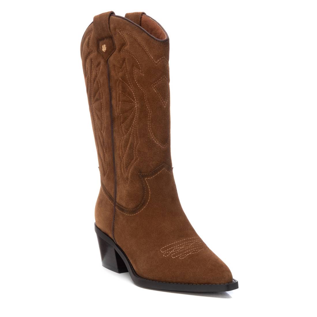 Carmela 16188201 bottes femme marron cowboy cuir 6 cm