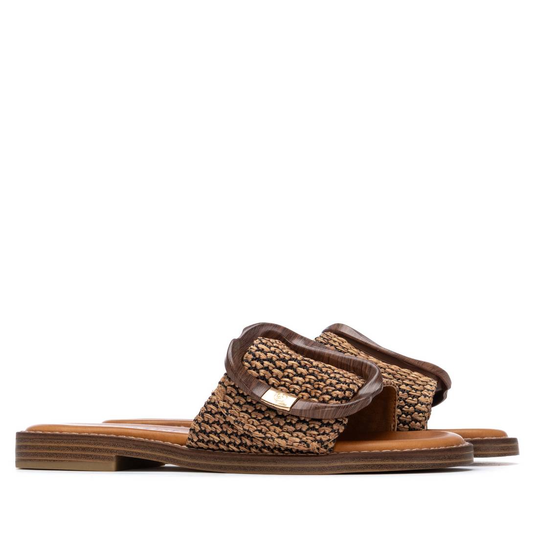 Carmela 16316101 sandales femme plates camel