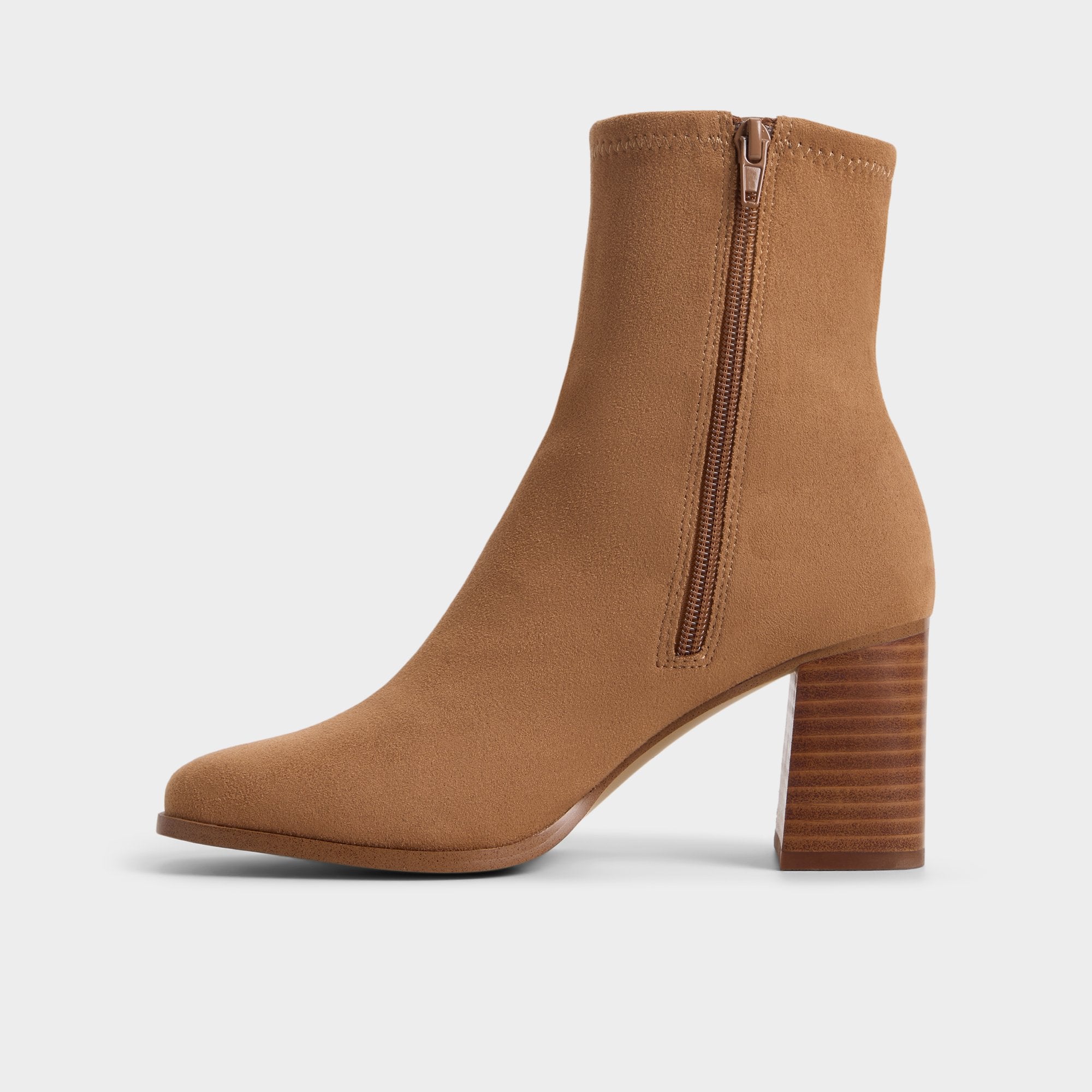 ALDO Marlo bottines daim marron talon