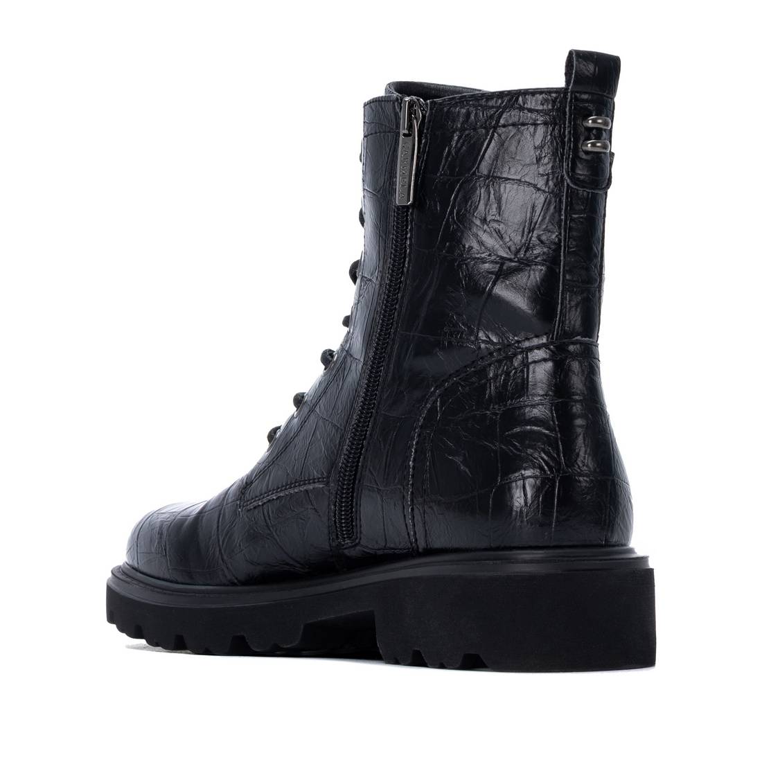 Carmela 16426901 bottine femme noire talon bas