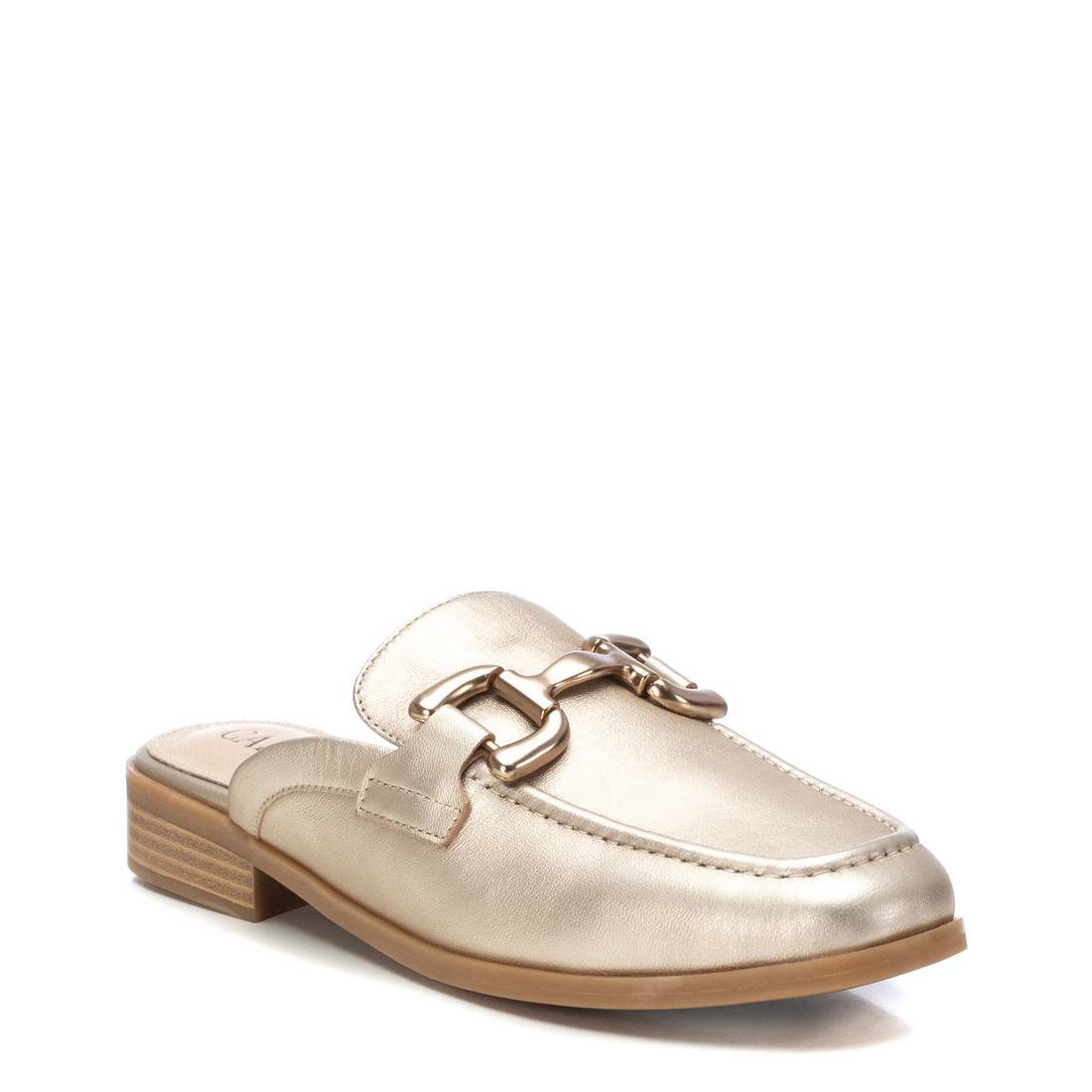 Carmela 16150505 mule doree cuir suede slipper
