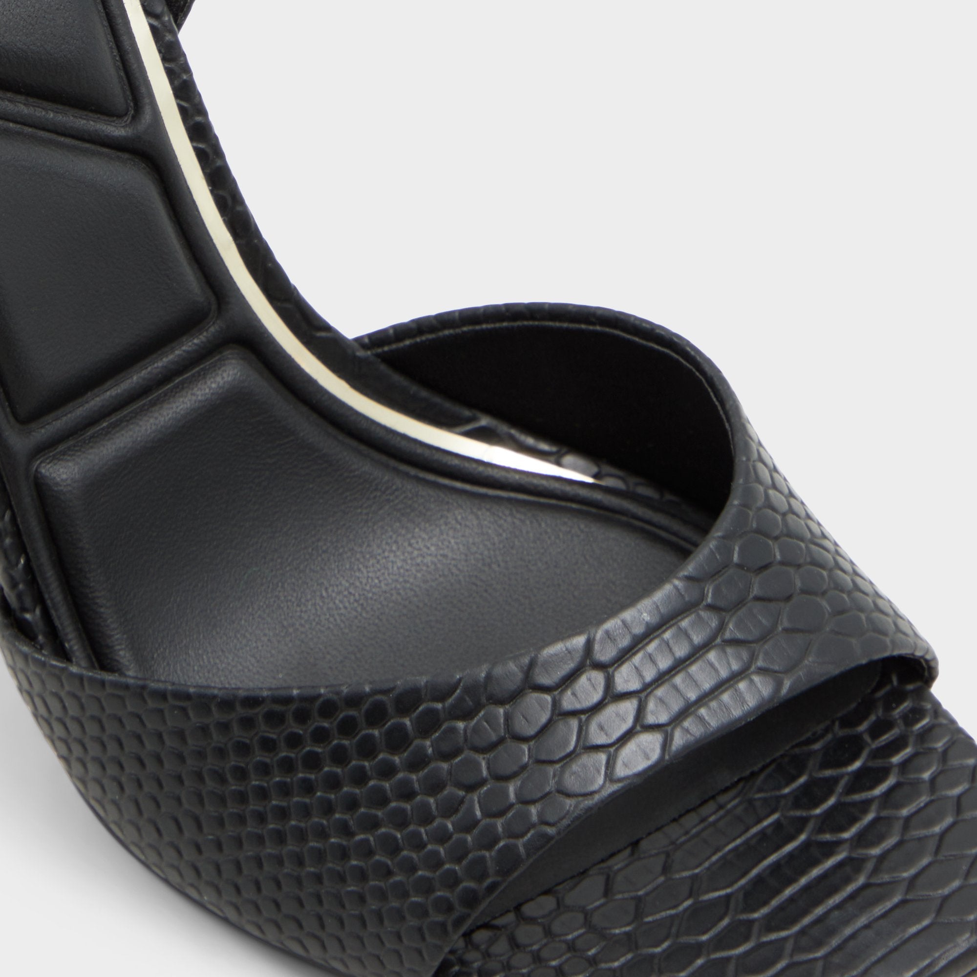 ALDO Lettie sandales talon aiguille noires brides
