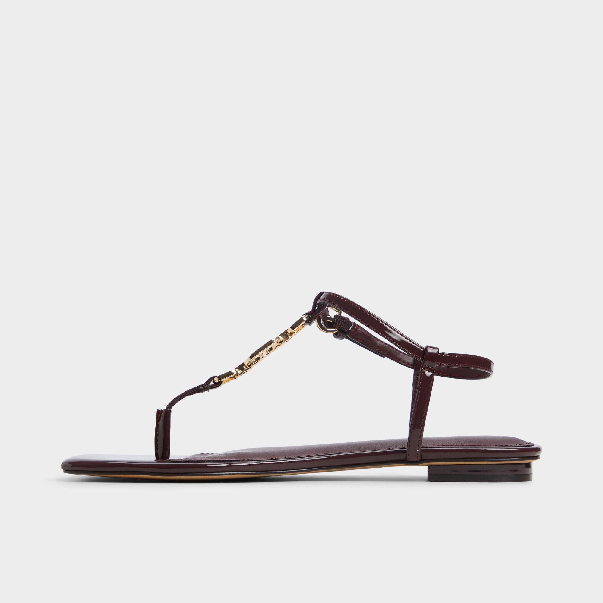 ALDO Lorenza bottes bordeaux talon plat femme