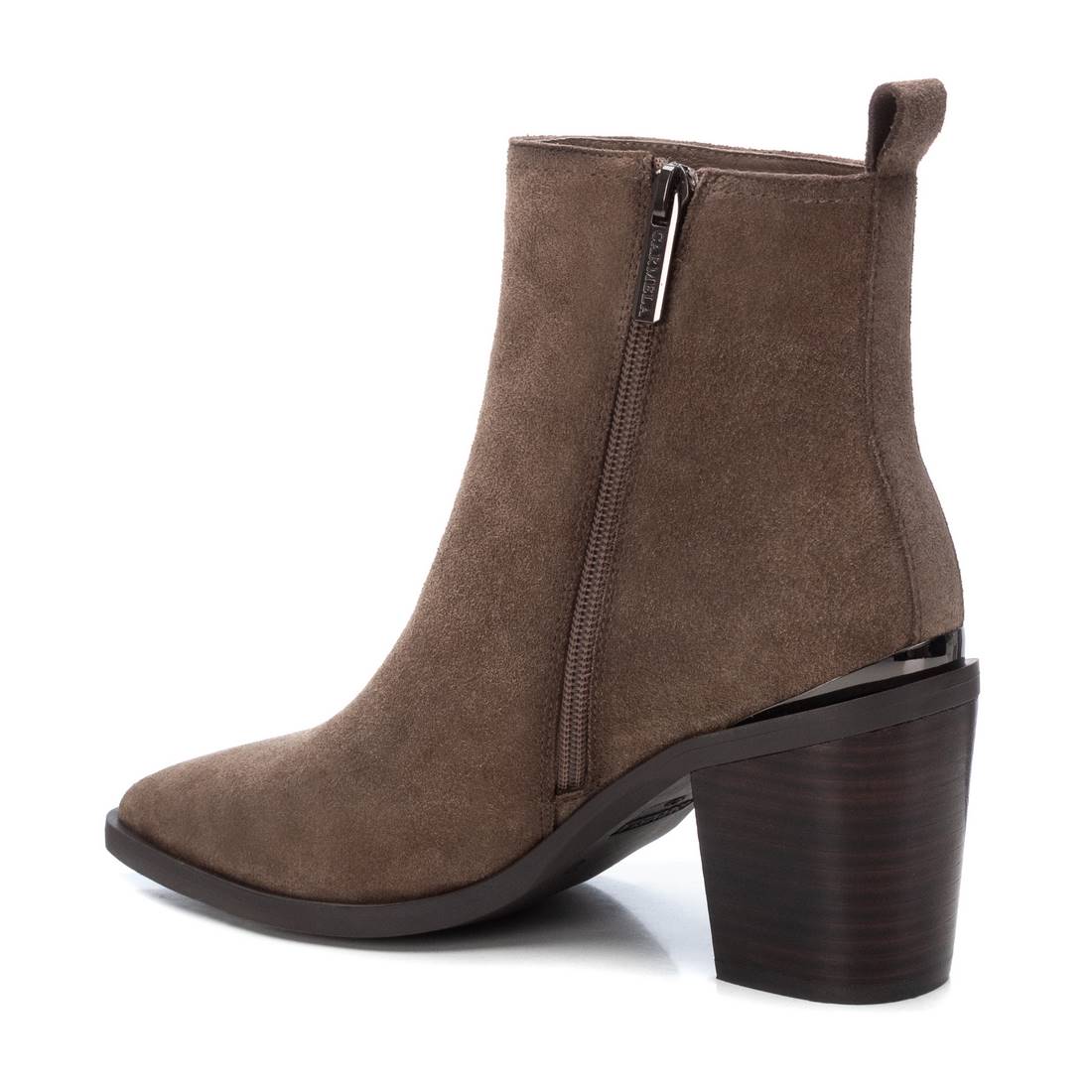 Carmela 16189503 bottines suède marron talon 9 cm