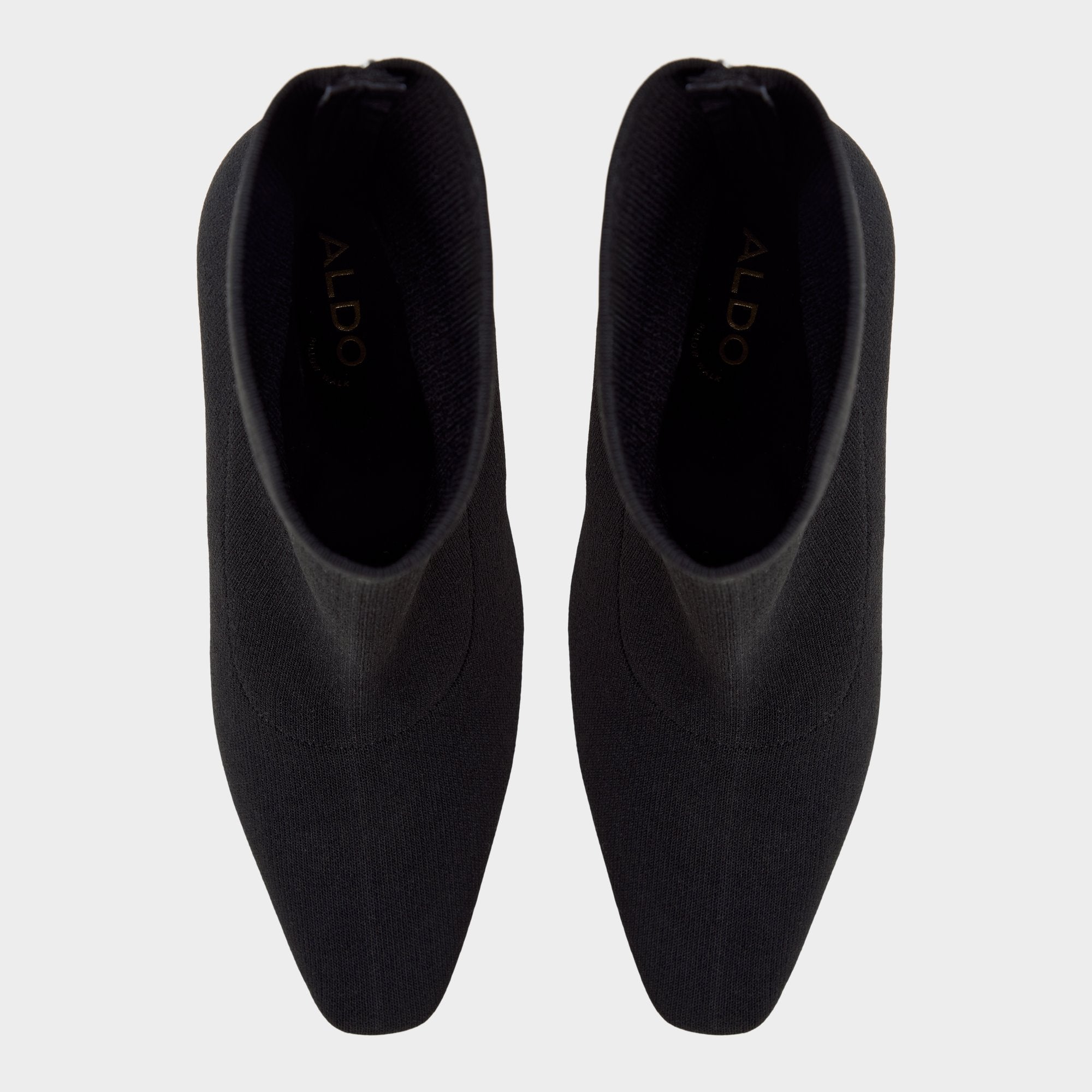 ALDO Leiani bottine à talon noir maille