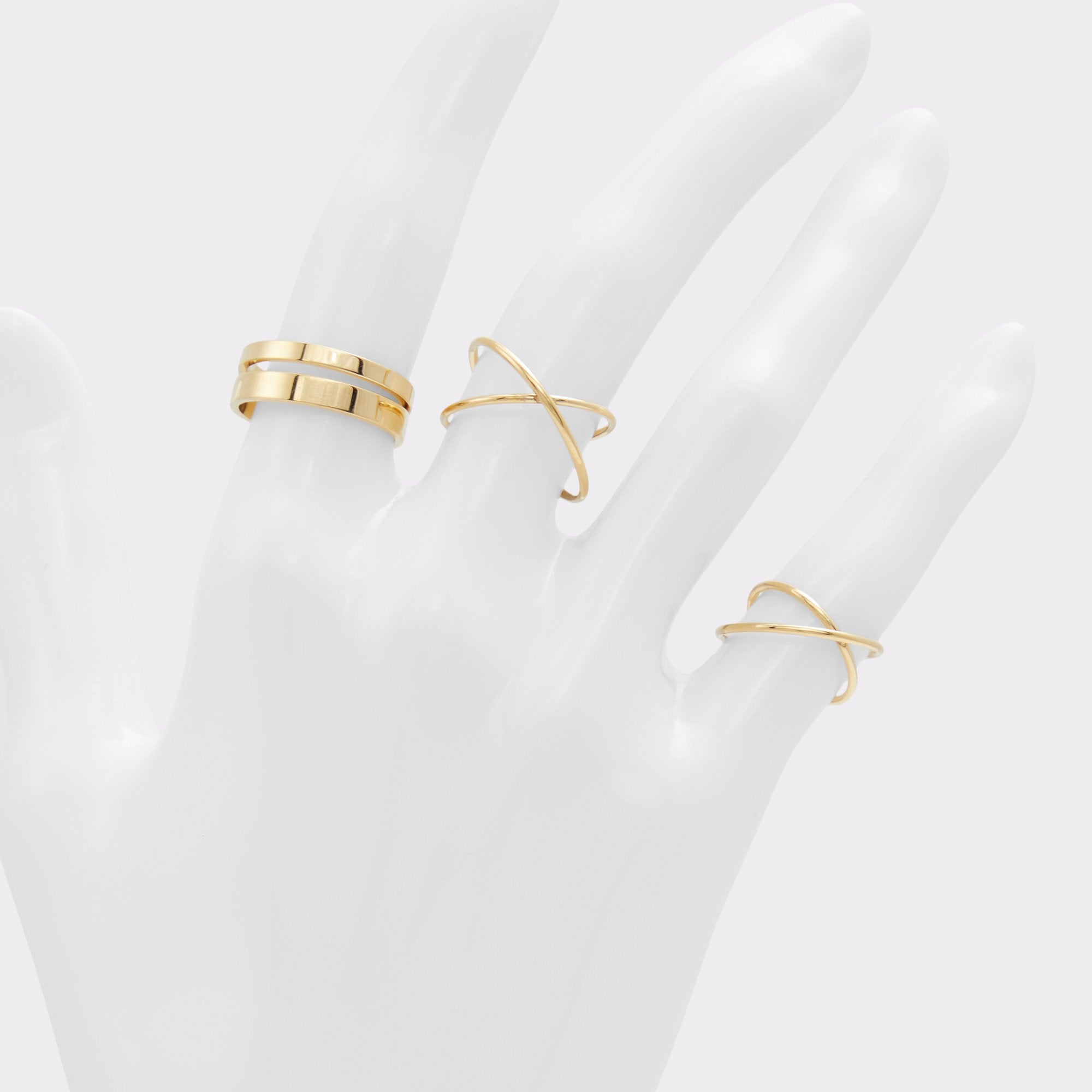 ALDO Nydiedith lot bagues femme doré