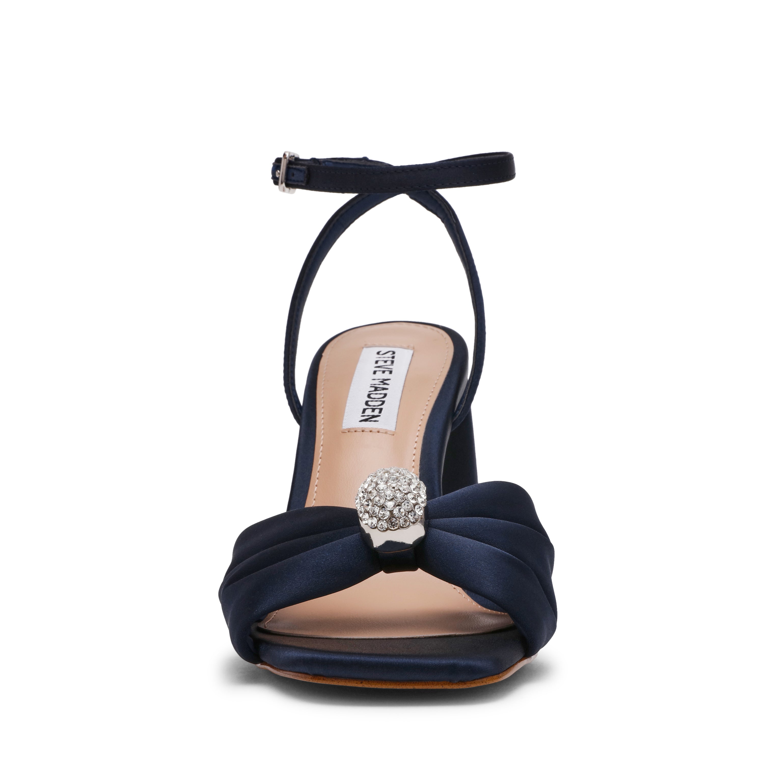 Steve Madden Meladi sandales satin marine talon 7 cm