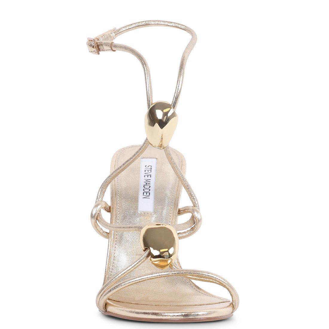 Steve Madden Cato sandale cuir champagne talon 10,5 cm