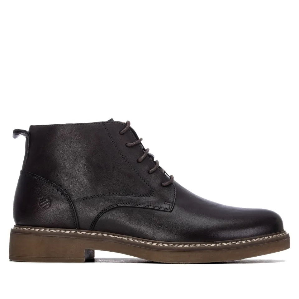 Carmela 16420202 boots homme marron cuir lacets zip