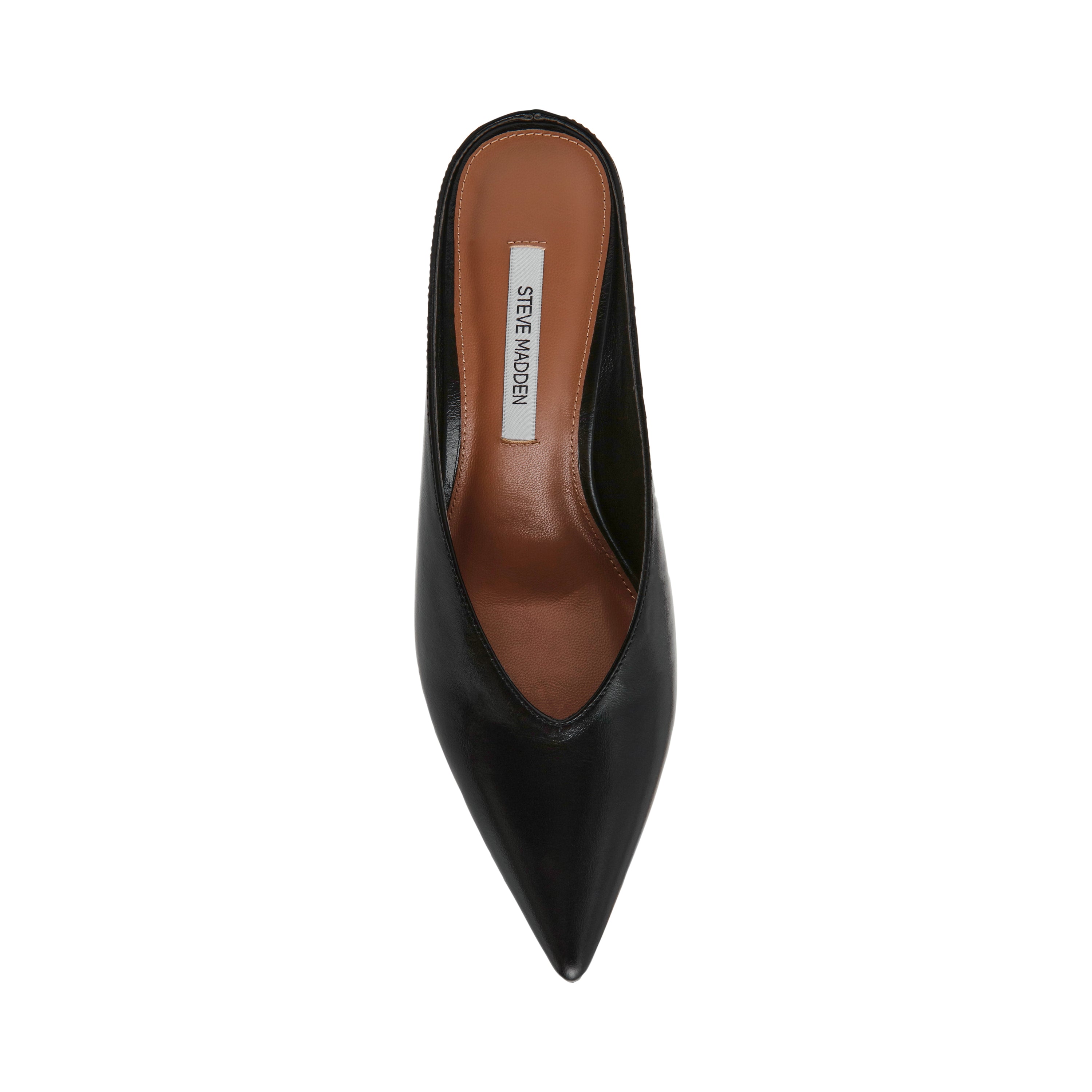 Steve Madden Fonza mules cuir noir talon 5 cm