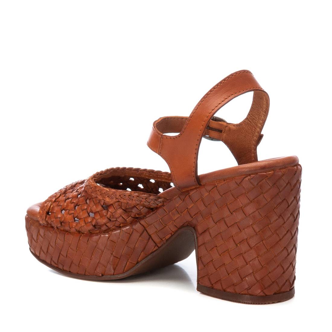 Carmela 16163701 sandale talon femme cuir marron 10 cm