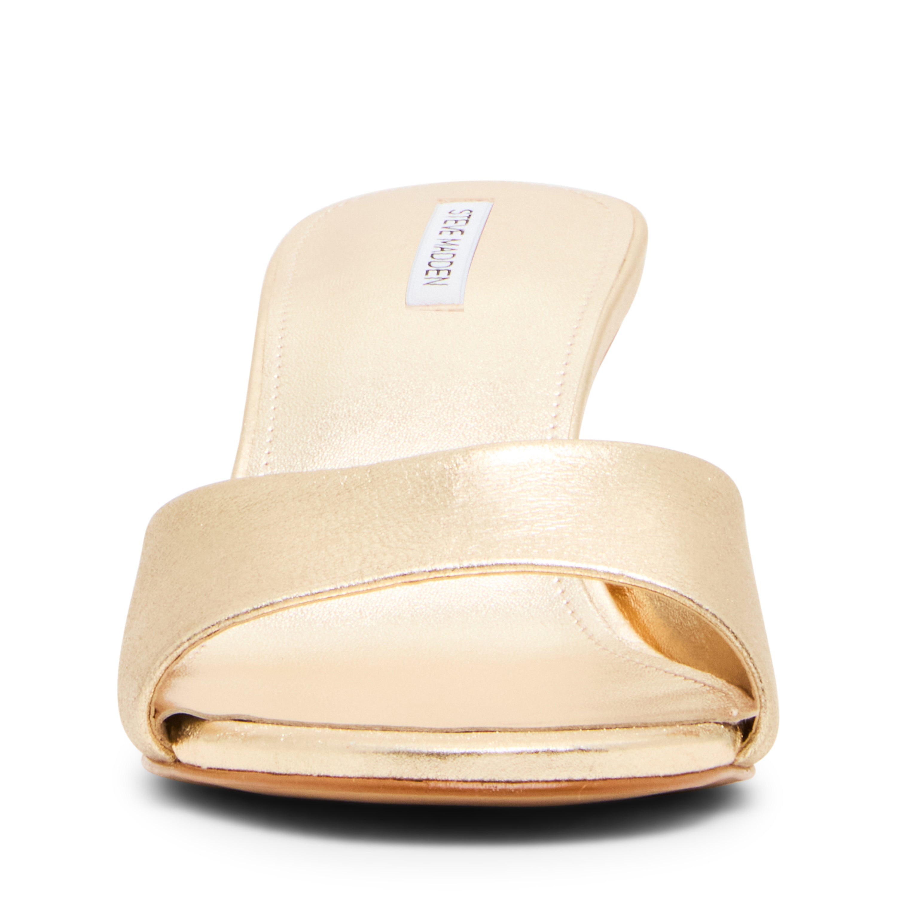 Steve Madden Kendrix sandales dorées cuir talon 6,3 cm