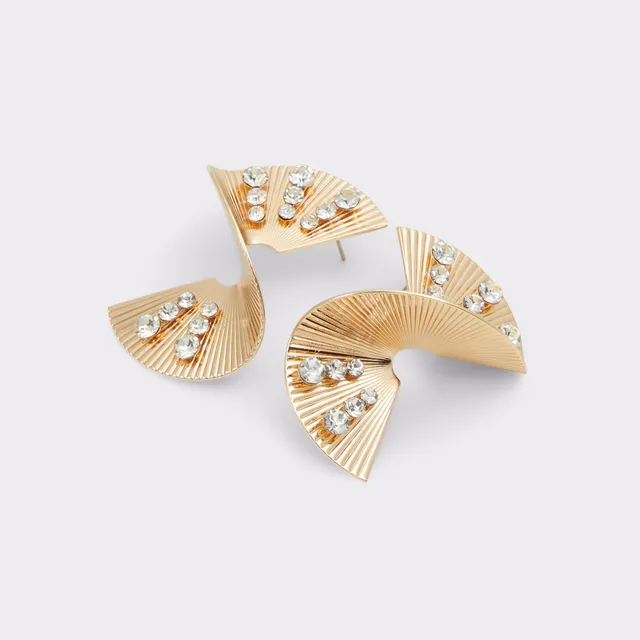 ALDO Fariaglitz boucles d'oreilles chandelier dorées