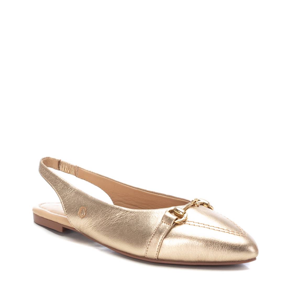 Carmela 16073306 ballerines cuir doré talon plat