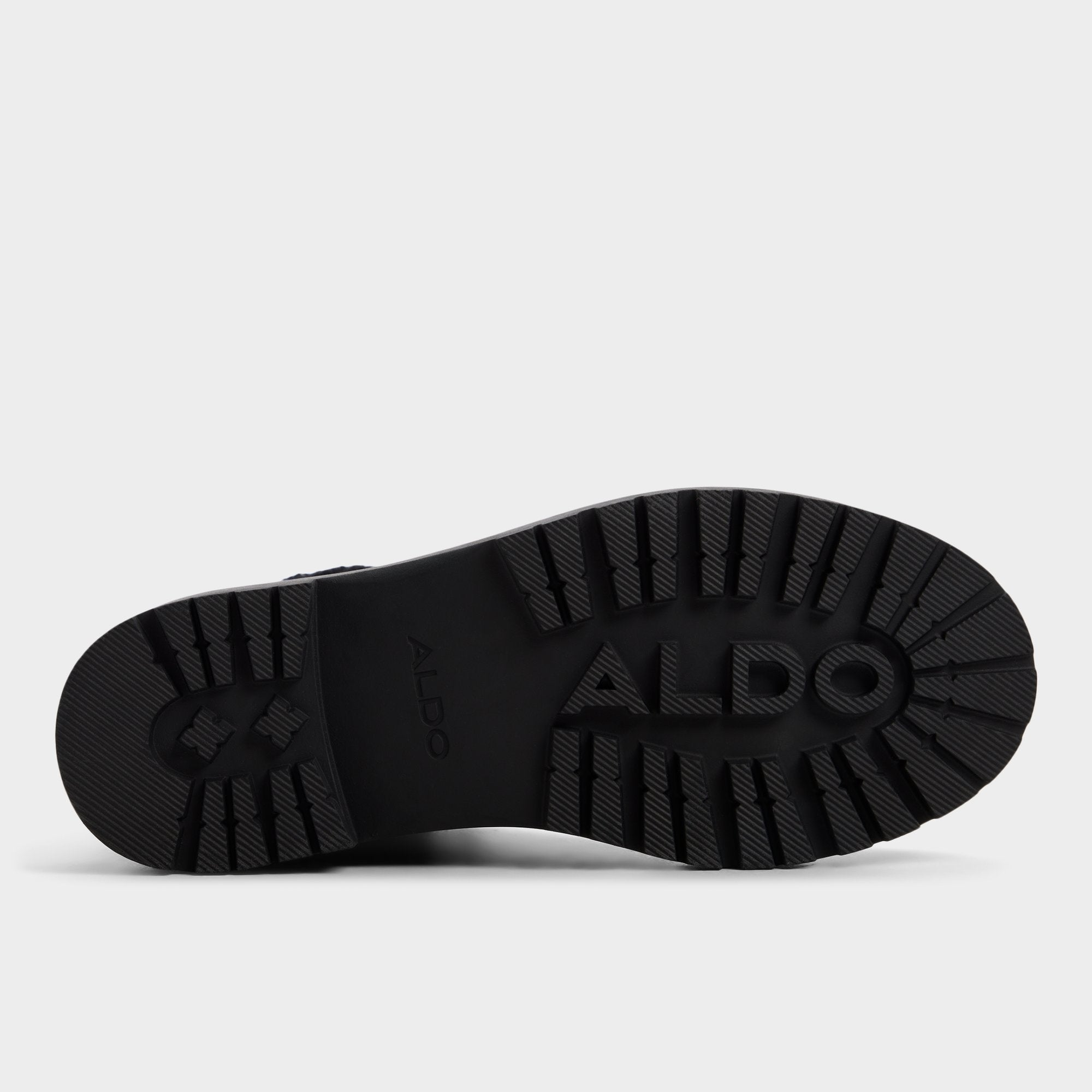ALDO Lewellen bottines combat cuir fourrure crantée
