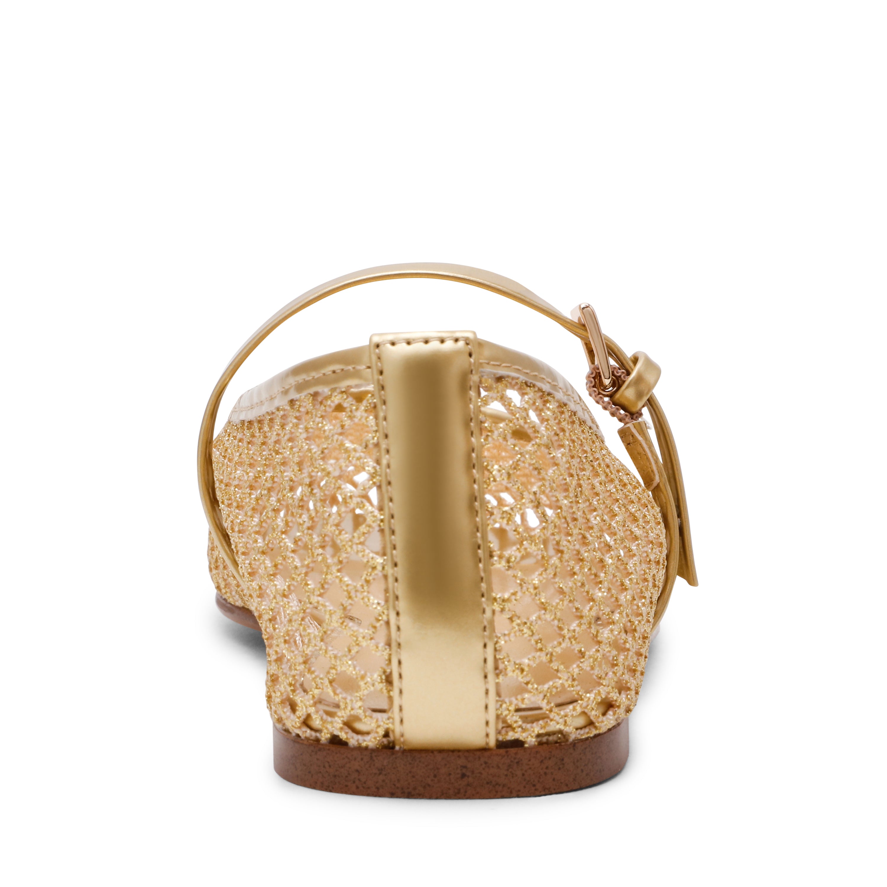 Steve Madden Mags ballerines dorées mesh boucle