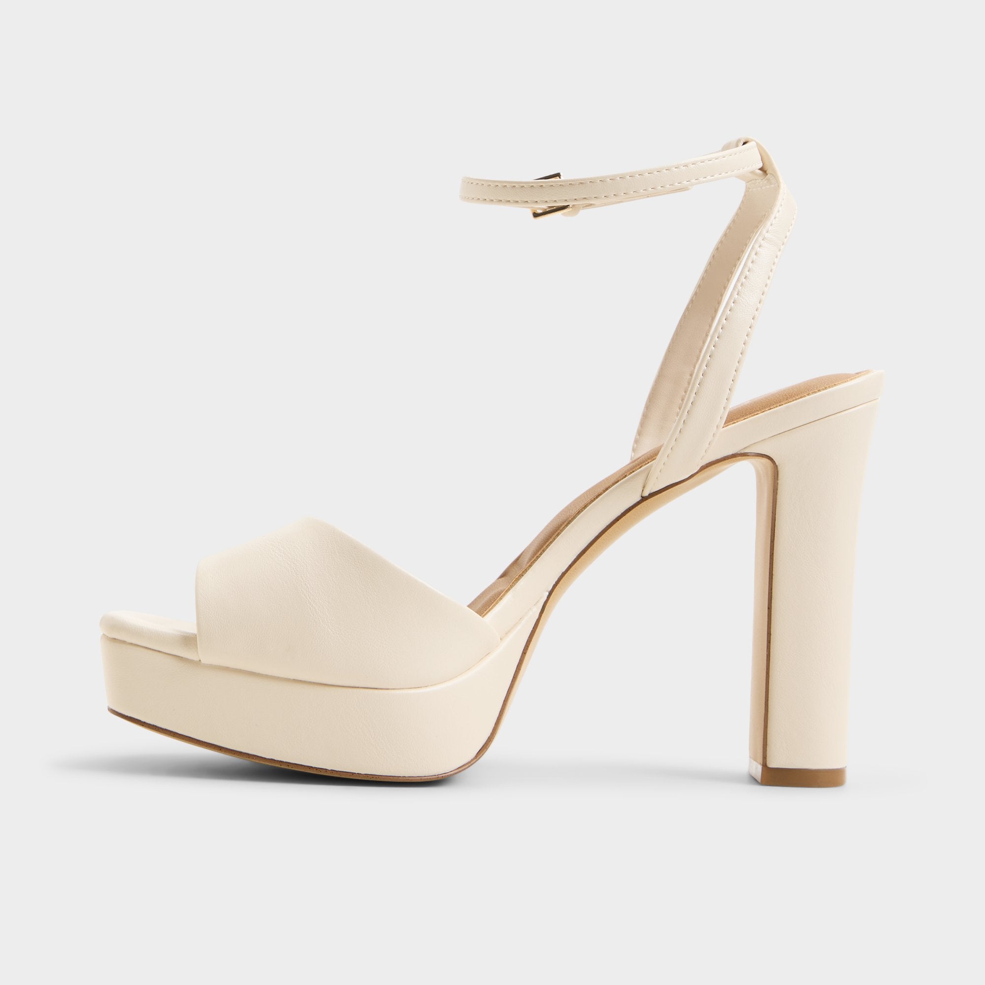 ALDO Chicgleam bottes blanches à talon
