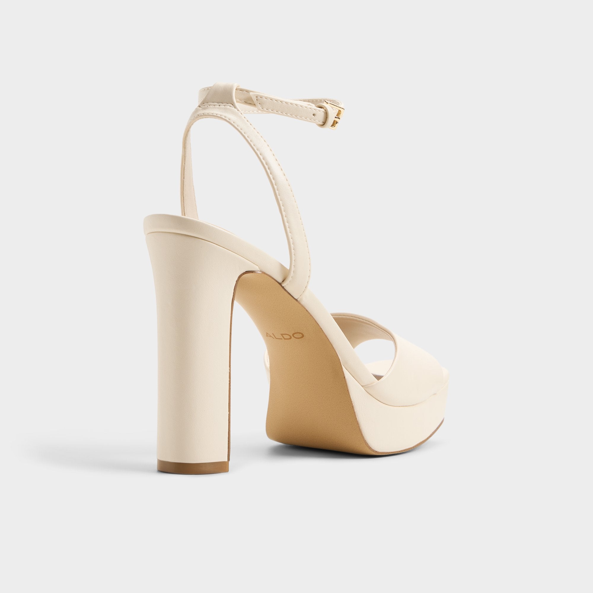 ALDO Chicgleam bottes blanches à talon