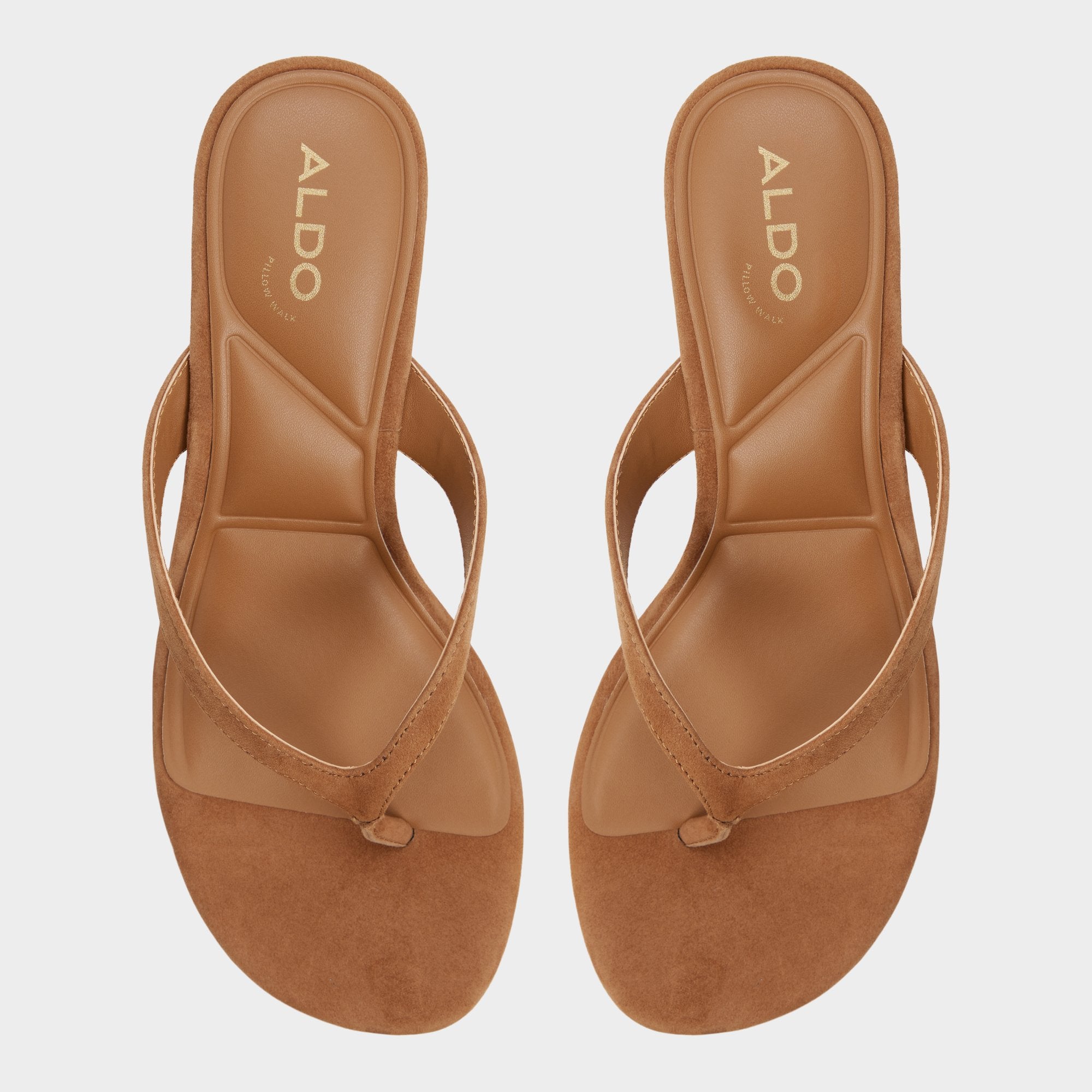 ALDO Jump ballerines petit talon marron
