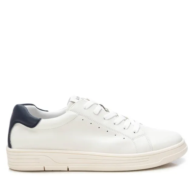 Carmela 16214201 chaussures homme cuir blanc navy