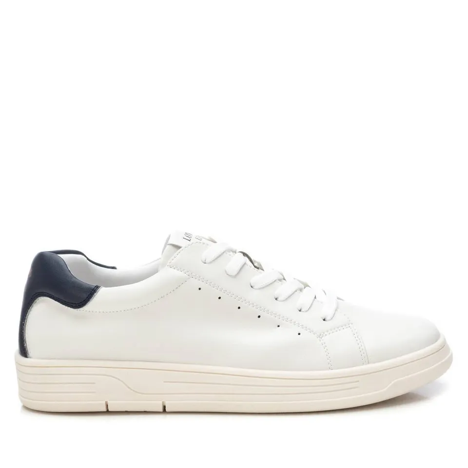 Carmela 16214201 chaussures homme cuir blanc navy